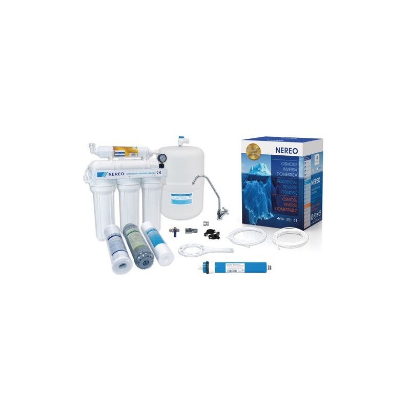 Ósmosis inversa de 5 etapas con bomba Hidrowater Nereo