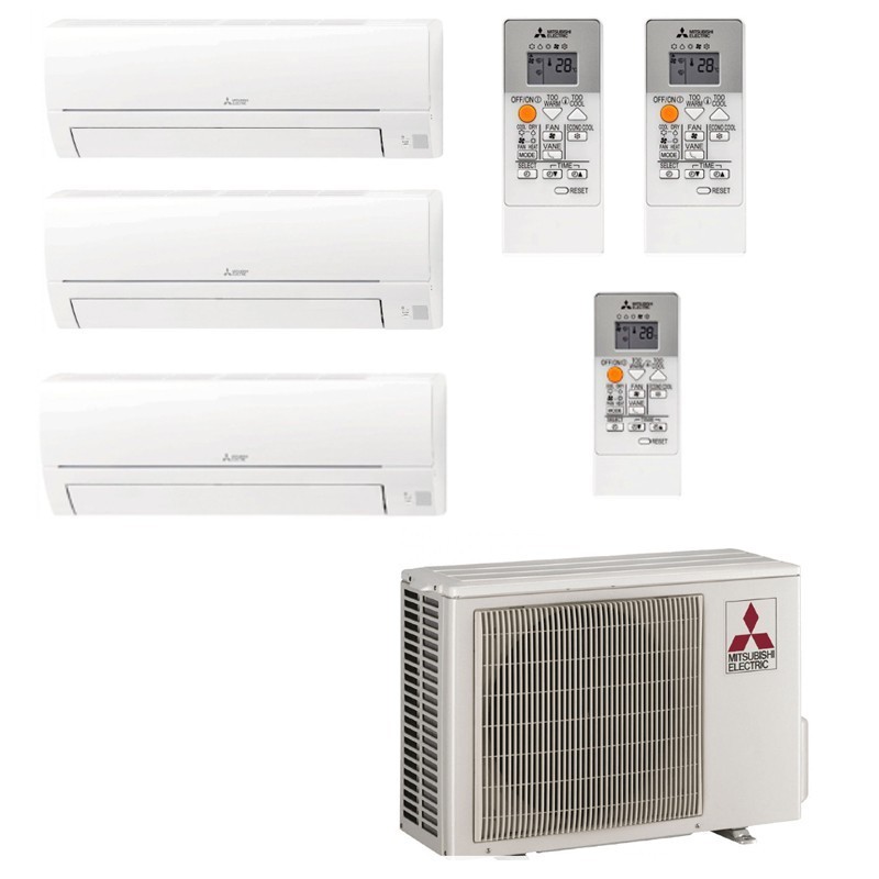 Mitsubishi Electric MXZ-3HA50VF + MSZ-HR25VF + MSZ-HR25VF + MSZ-HR25VF Kit 3x1 Mitsubishi Electric MXZ-3HA50VF + MSZ-HR25VF + MSZ-HR25VF + MSZ-HR25VF Kit 3x1