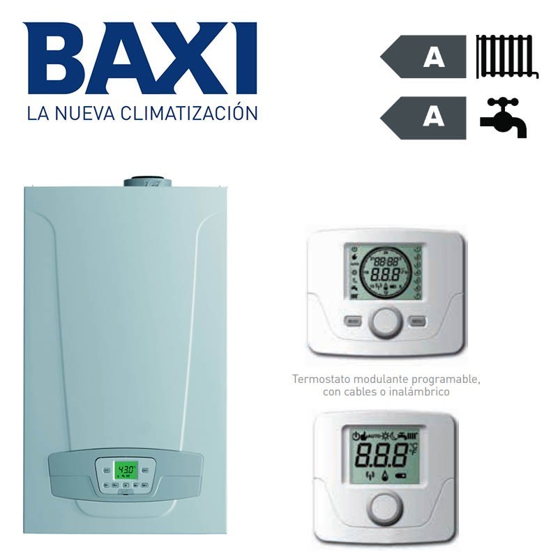 Caldera de gas Condensación Baxi Platinum Compact ECO 24/24F Caldera de gas Condensación Baxi Platinum Compact ECO 24/24F