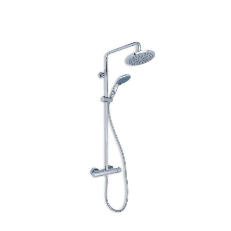 Columna de grifería para ducha Stillö Capri con mezclador termostático cromo Columna de grifería para ducha Stillö Capri con mezclador termostático cromo