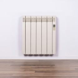 Radiador eléctrico Rointe de diseño. Color blanco ostra RAL 1013 - 5 Elementos