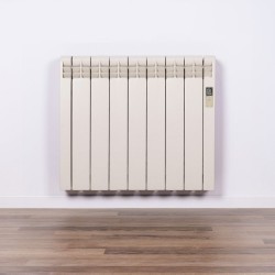 Radiador eléctrico Rointe de diseño. Color blanco ostra RAL 1013 - 7 Elementos
