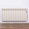 Radiador eléctrico Rointe de diseño. Color blanco ostra RAL 1013 - 13 Elementos