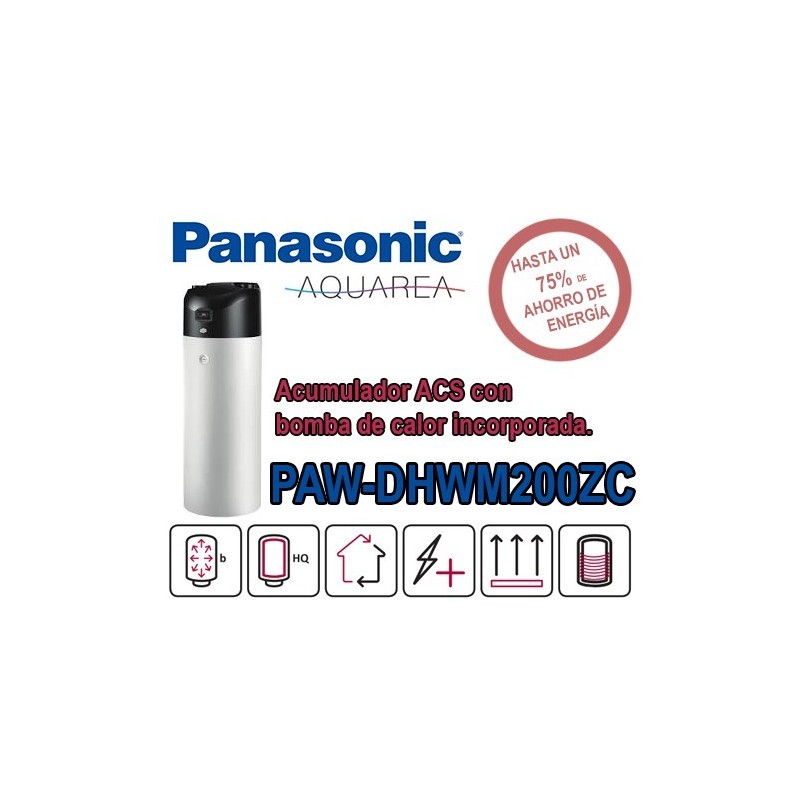 Bomba de calor  ACS Panasonic Aquarea PAW-DHWM200ZC