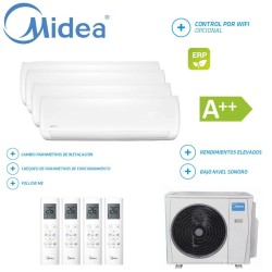 Midea Mission 4x1 M4OB-36HFN1-Q + 09 + 09 + 12 + 12